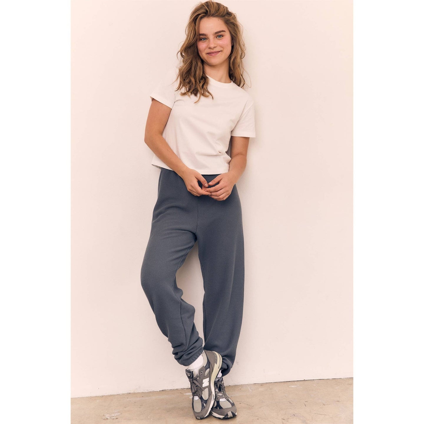 Perfect Fit Mom Cropped Tee-White